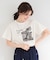 【S-LL/洗濯機可】大人のベーシックカラープリントTシャツ