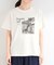 【S-LL/洗濯機可】大人のベーシックカラープリントTシャツ