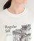 【S-LL/洗濯機可】大人のベーシックカラープリントTシャツ