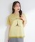 【UV/S-LL/洗濯機可】真夏に着たい裾レースが女性らしさをプラスする プリントアソートTシャツ