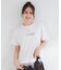 【UV/S-LL/洗濯機可】真夏に着たい裾レースが女性らしさをプラスする プリントアソートTシャツ