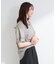 【洗濯後しわになりにくい/インせずきまる】シンプルだけど女性らしい 麻調スキッパーブラウス
