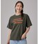 【S-LL/洗濯機可】大人っぽく着られる ジェルロゴプリントTシャツ