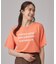 【S-LL/洗濯機可】大人っぽく着られる ジェルロゴプリントTシャツ