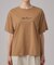 【S-LL/洗濯機可】大人っぽく着られる ジェルロゴプリントTシャツ