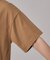 【S-LL/洗濯機可】大人っぽく着られる ジェルロゴプリントTシャツ