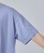 【洗濯機可/体型カバー】プリントデザインが目を惹く 裾シャーリングTシャツ