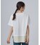 【体型カバー/S-LL/洗濯機可】インせず着られる 異素材ドッキングTシャツ