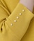 【毛玉になりにくい/洗濯機可】パールで手元美しく 7分袖とろみガータードルマンニット