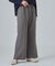 【S-LL】美脚見えが叶う センタープレスフレアパンツ
