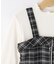 【110-140cm】ビスチェ付きトップス