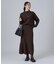 【洗濯機可/S-LL】もちもちで心地よい もちここ 配色ニットナロースカート