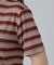 【2点セット/洗濯機可】マルチボーダーTシャツ+カーディガン