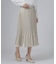 【着丈選べる／セレモニー/通勤】サテンプリーツスカート
