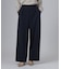 【セレモニー/通勤/S-3L】カットジョーゼットワイドパンツ