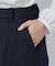 【セレモニー/通勤/S-3L】カットジョーゼットワイドパンツ