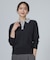 【S-LL/洗濯機可】やわらかな着心地 襟付きニット