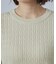 配色ケーブルニットTOPS
