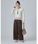 もちもち配色ボウタイニットTOPS