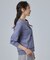 もちもち配色ボウタイニットTOPS