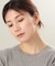 K18ダイヤモンド バゲットカット アーチネックレス