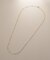 K10シースルーフラット ネックレス（60cm）