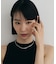 シルバー Vラインピンキーリング