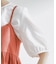 【2点SET/お洒落見え/体型カバー】ツイード調キャミ×ブラウスセット
