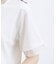 【二の腕カバー/UVカット】袖口シアースクエアネックTシャツ