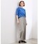 高評価！【カセット服】リネンライクソフトフレアパンツ