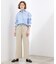 高評価！【カセット服】リネンライクソフトフレアパンツ