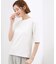 【二の腕カバー/すっきり見え・抗菌防臭/UVカット】きちんと素材のボートネックTシャツ