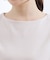 【二の腕カバー/すっきり見え・抗菌防臭/UVカット】きちんと素材のボートネックTシャツ