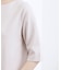 【二の腕カバー/すっきり見え・抗菌防臭/UVカット】きちんと素材のボートネックTシャツ