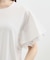 【二の腕カバー、UV】涼しく華やかに、レースレイヤードスリーブTシャツ