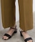 【洗濯機OK・後ろゴム】きちんともカジュアルにも、イージーワイドパンツ
