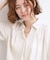 【洗える】チャーム付きマルチWAYボウタイブラウス