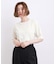 【UVカット・洗濯機◎】Tシャツ感覚で着られるコットン混ニット