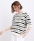 【UVカット・洗濯機◎】Tシャツ感覚で着られるコットン混ニット