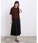 【UVカット・洗濯機◎】Tシャツ感覚で着られるコットン混ニット