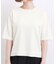 【UVカット・洗濯機◎】Tシャツ感覚で着られるコットン混ニット