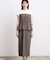 【低身長さんも選べる着丈・洗濯機◎】1枚で旬顔！Tシャツドッキングドロストワンピース