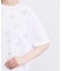 フラワーモチーフスパンコールTシャツ