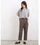 【防しわ/S-3L】美しいシルエットが続く テーパードパンツ
