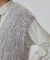 【ふわりと纏って、旬のレイヤード】ロングフェザーベスト