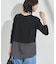 【レイヤードにおすすめ】シャツコンビ ロングTシャツ