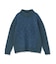 アーガイル柄ハイネックニット
