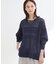 【レイヤードにおすすめ◎】メッシュ風ドライタッチニット