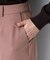 【SS-4Lサイズ／私のパンツ】ストレートシルエット テーパードパンツ