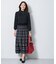 【SS-4Lサイズ／通勤／セレモニー】プチハイネック シフォンブラウス